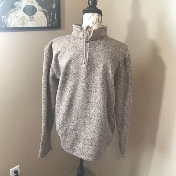 Faded glory men’s brown size medium high neck - Picture 11 of 14